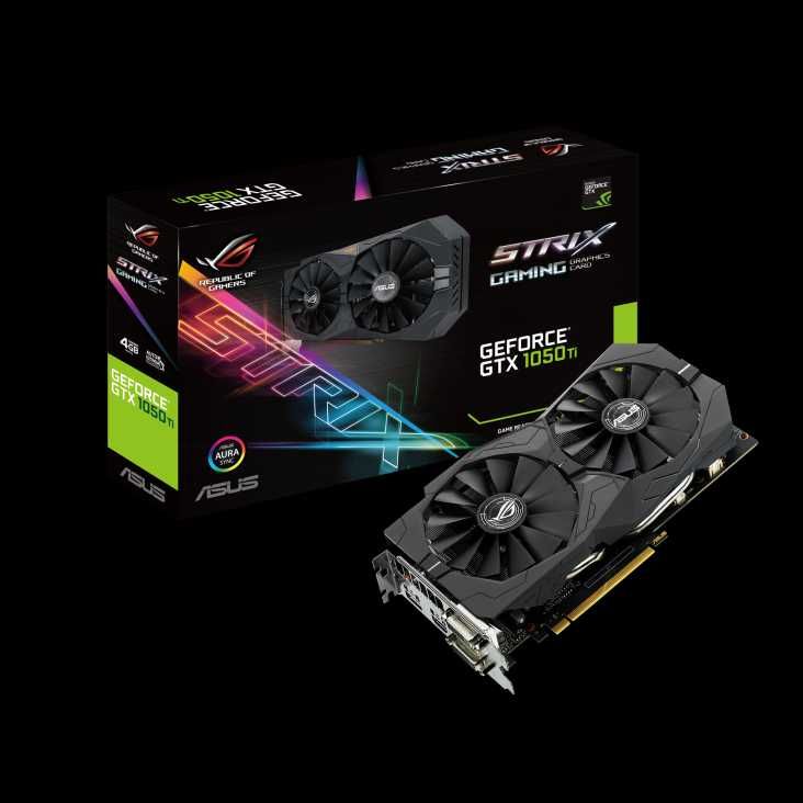 ASUS Rog Strix GeForce GTX 1050Ti OC (NVIDIA - 4 GB DDR5)