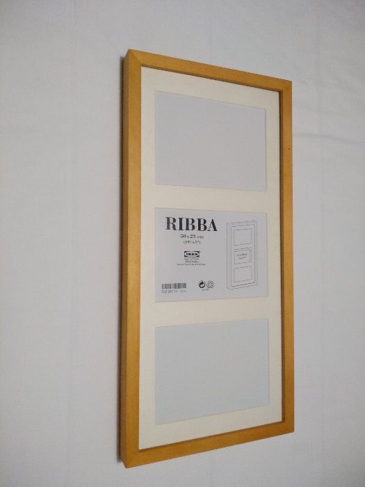 Moldura RIBBA Ikea 50*23 NOVA castanho claro