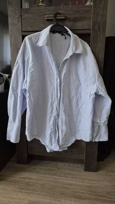 Koszula damska oversize w paski Zara r. L