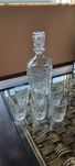 Conjunto de Garrafa de licor + 6 cálices