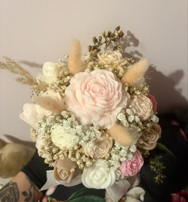 Bukiet FlowerBox z świec sojowych