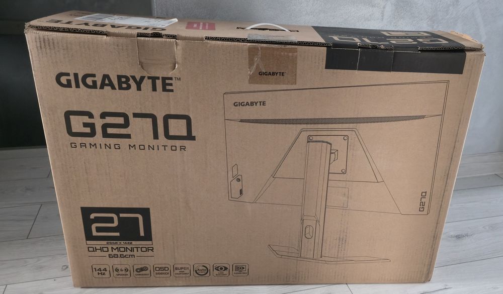 Monitor GIGABYTE G27Q 27" 144Hz 2560x1440px