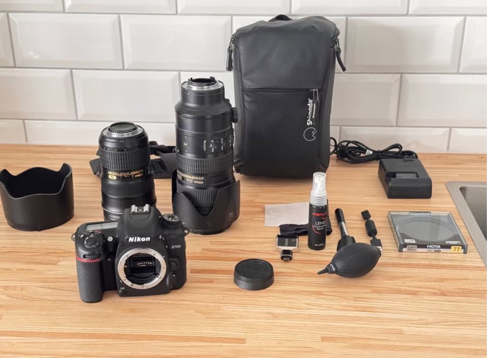 Nikon D7500 +  2 obiektywny Nikkor + Gratisy