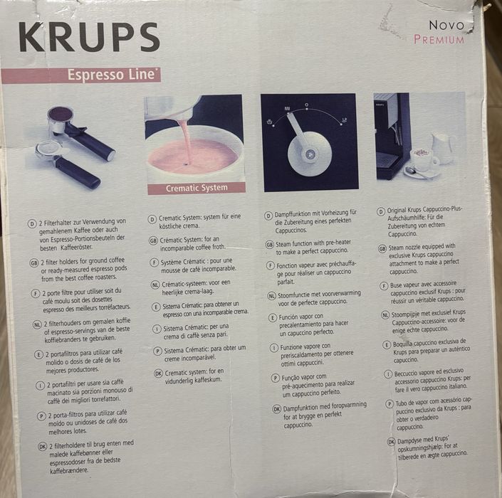 Рожковая кофемашина KRUPS FNC352