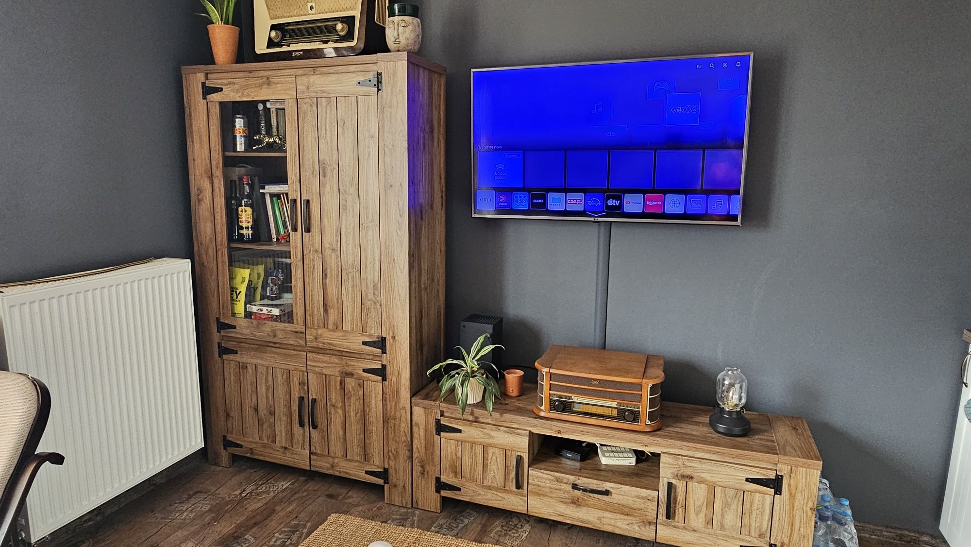 Witryna + szafka RTV