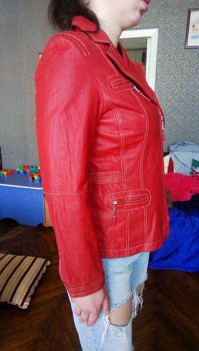 Продам женская кожаная  куртка, пиджак немец.бренда Bonita