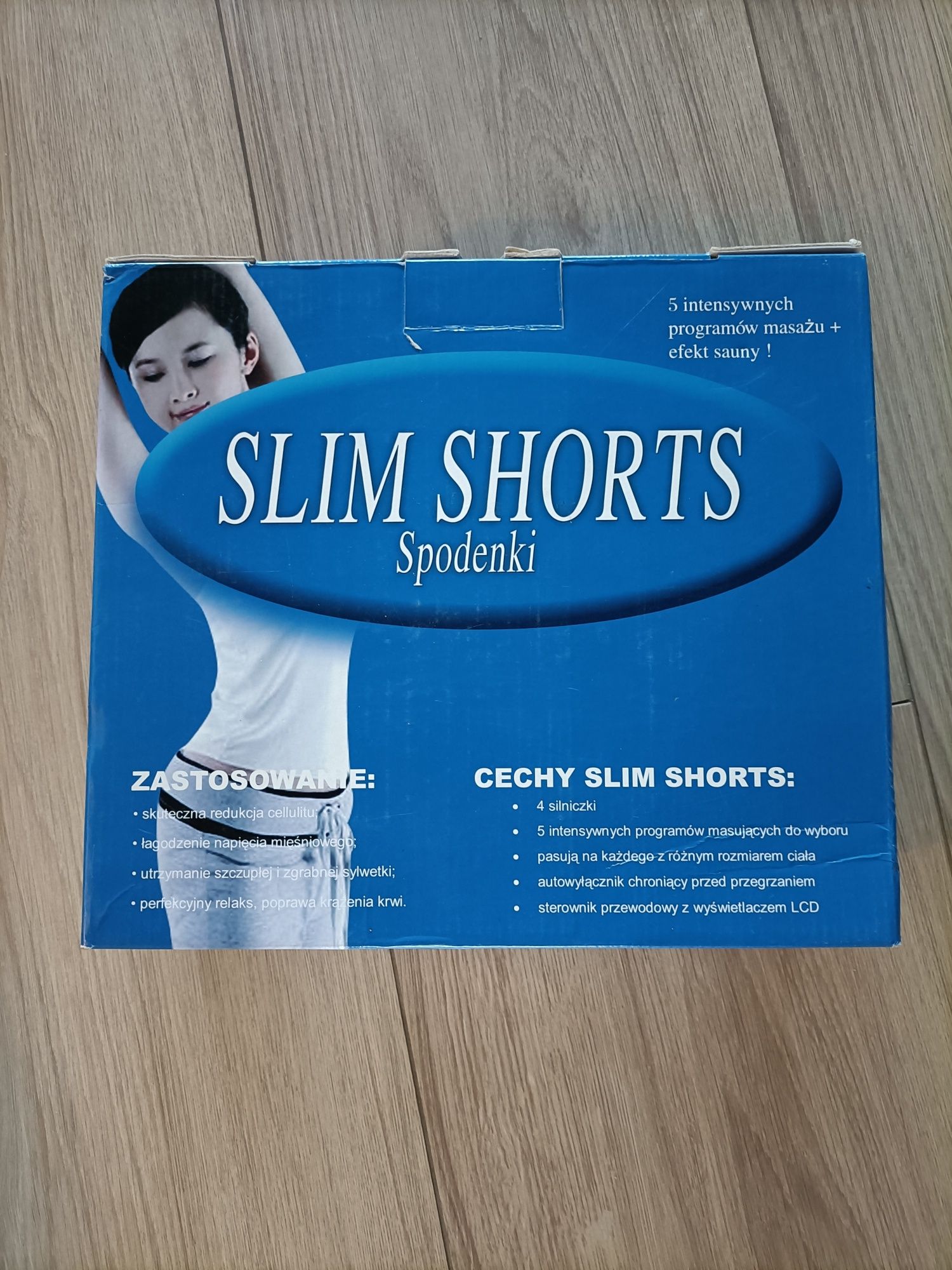 SLIM SHORTS spodenki odchudzające Masaż i Sauna