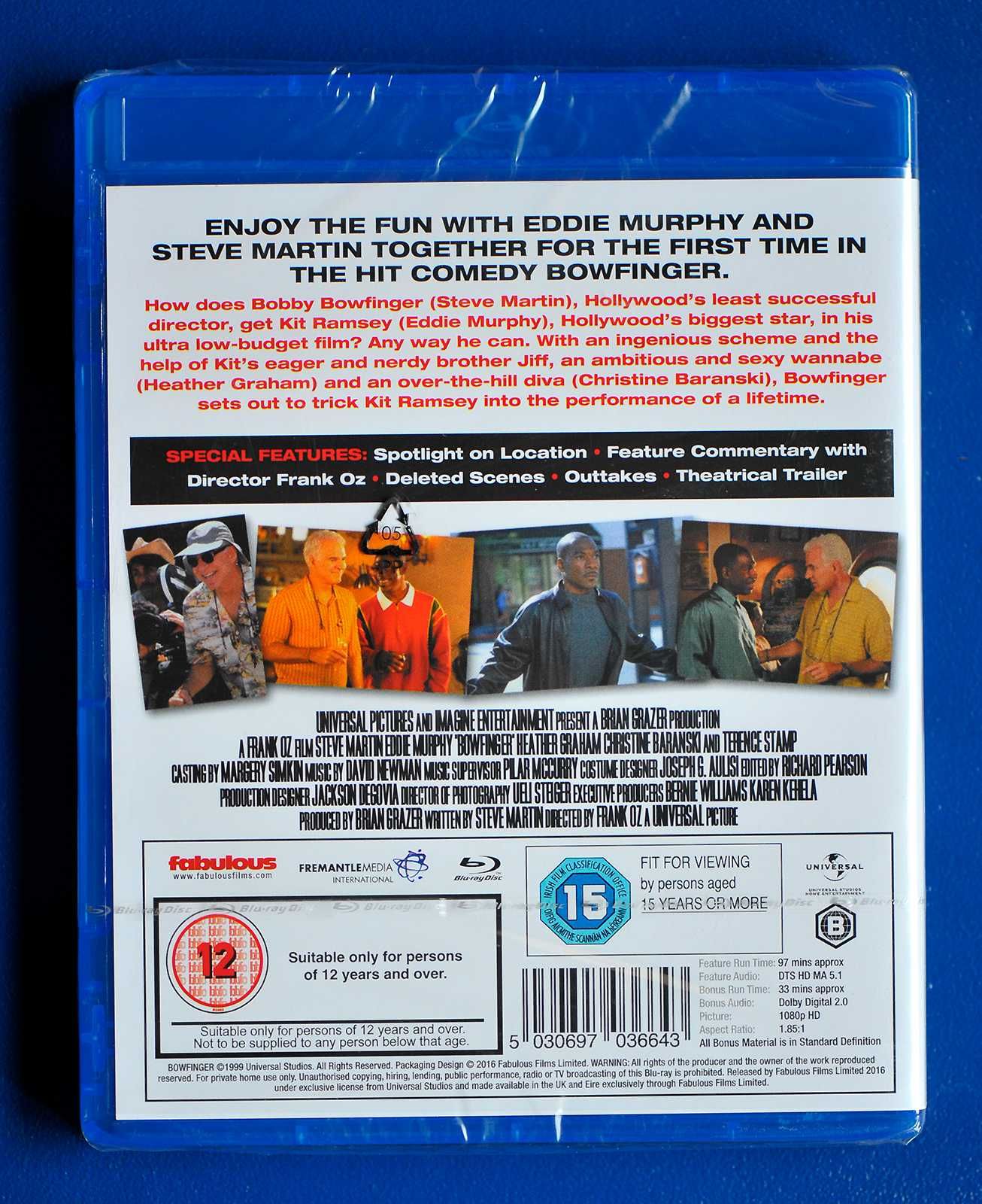 Wielka Heca Bowfingera Blu-ray, wyd. Angielskie, bez PL, nowa-folia!