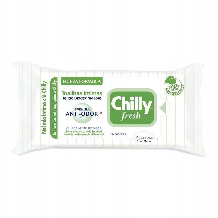 Chilly Fresh 12 Szt Chusteczki Do Higieny Intymnej