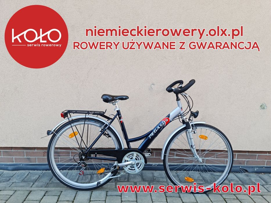 Rower damski damka trekkingowy PEGASUS koła 28 SHIMANO okazja rabat