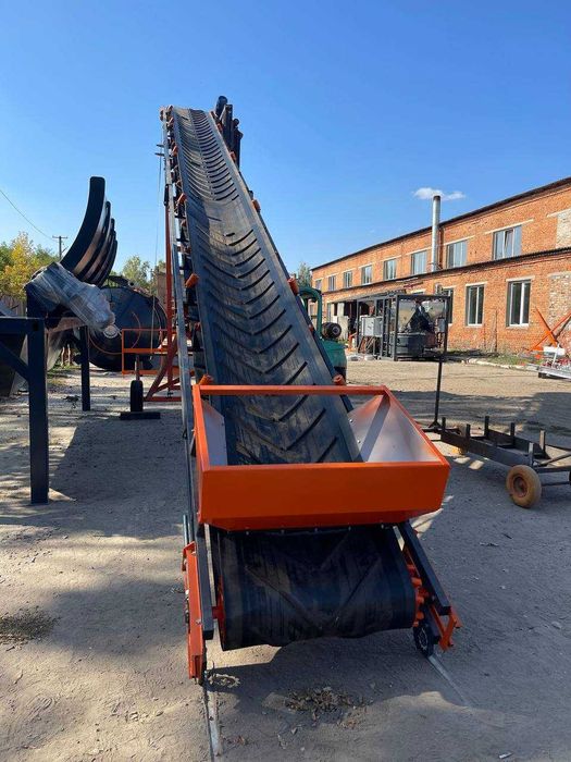 Конвейер, стрічковий, транспортер, ленточный, навантажувач, погрузчик