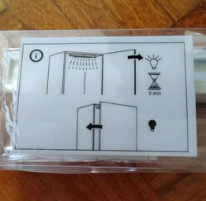 4 unidades Iluminação roupeiro stotta ikea