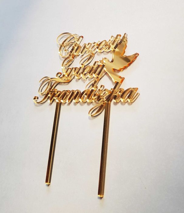 Topper personalizowany imię dziecka