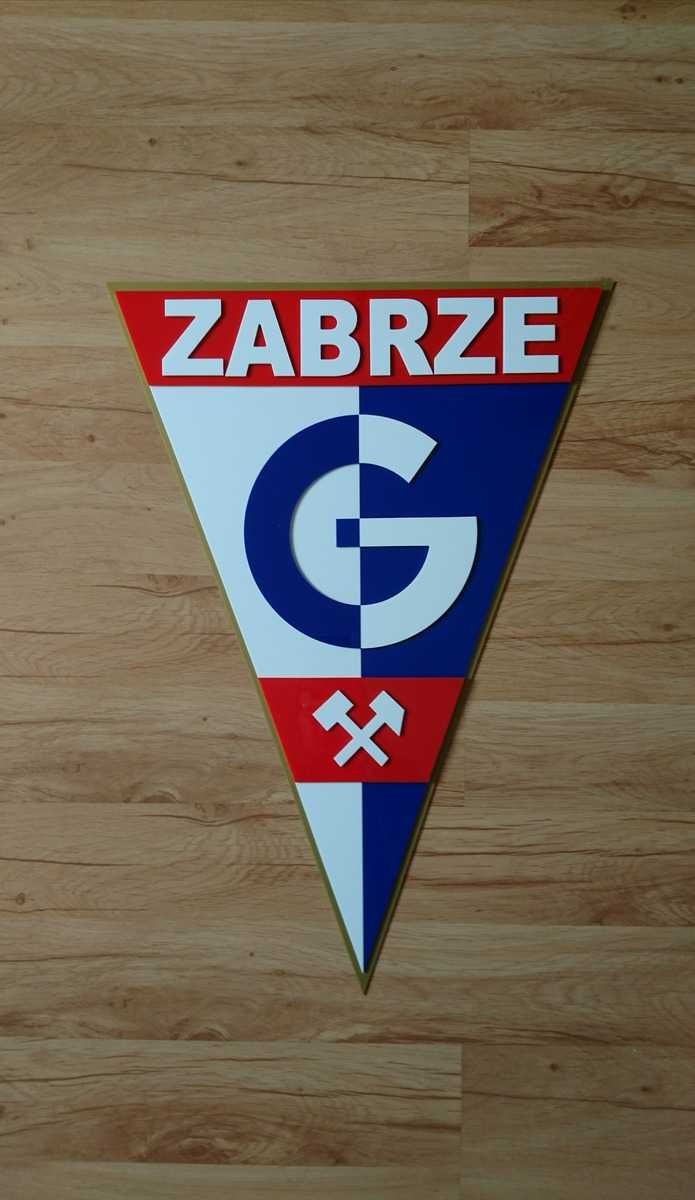 Górnik Zabrze Herb na ścianę prezent dla chłopaka męża