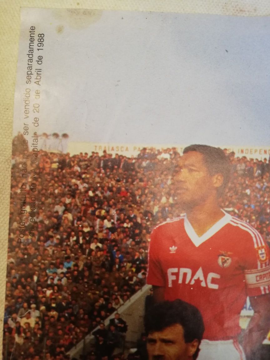 Benfica poster 1988 Heróis de Bucareste