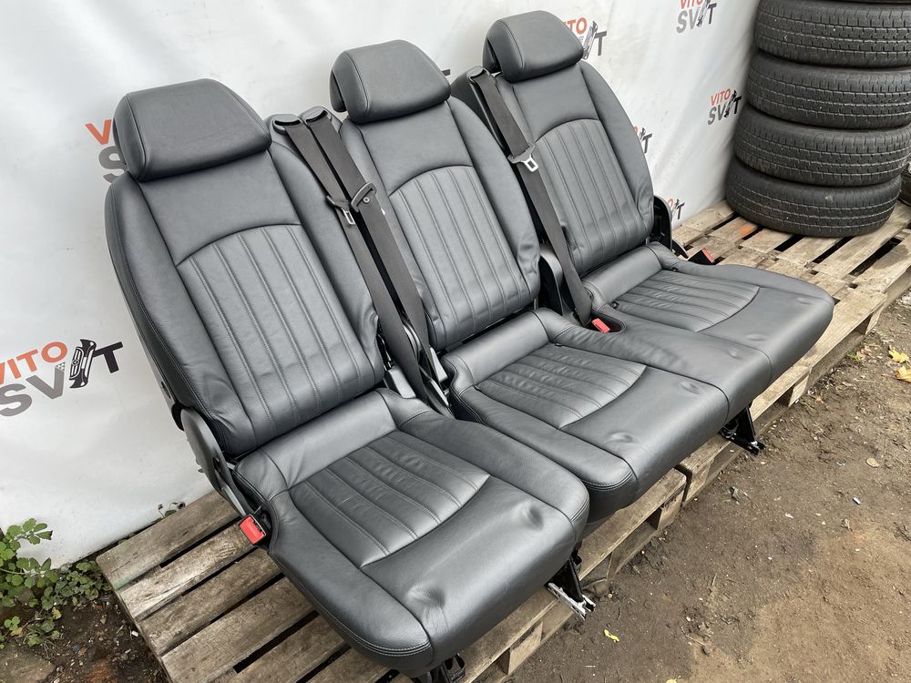 Сидения тройное комфортное на VITO-VIANO W 639 сідушка салон