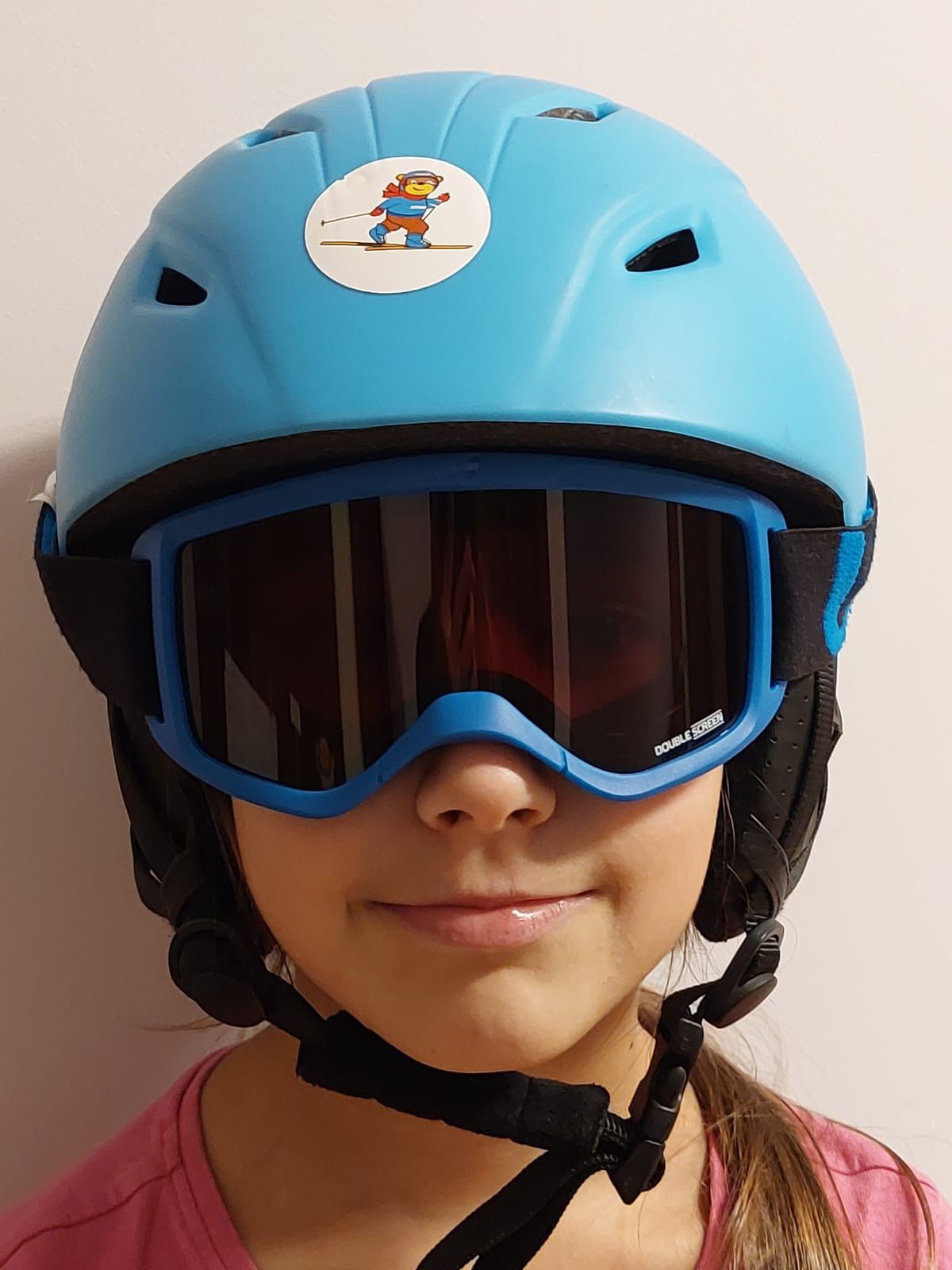 Kask narciarski+ gogle dla dziecka