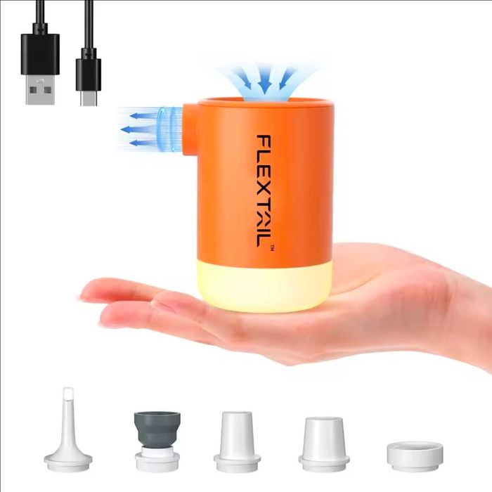 Flextail Max Pump 2 Pro bezprzewodowa Mini Pompka 4w1 Powerbank Lampka