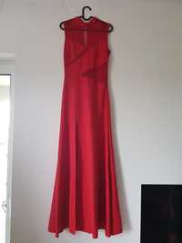 Długa czerwona sukienka S sugarfree