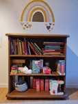 Regał drewniany montessoriański/biblioteczka