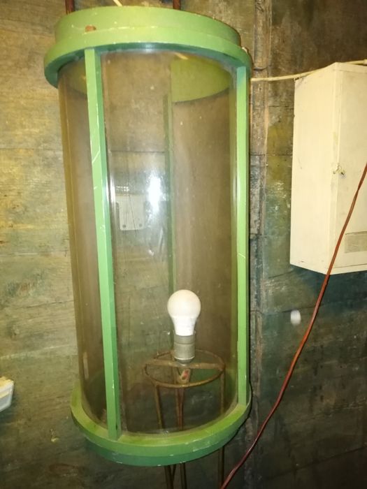 Wielka przemysłowa oprawa np lampy loft grube aluminium pleksi design