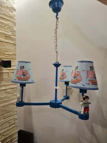 Wyjątkowa piracka lampa sufitowa do pokoju dziecięcego, piraci