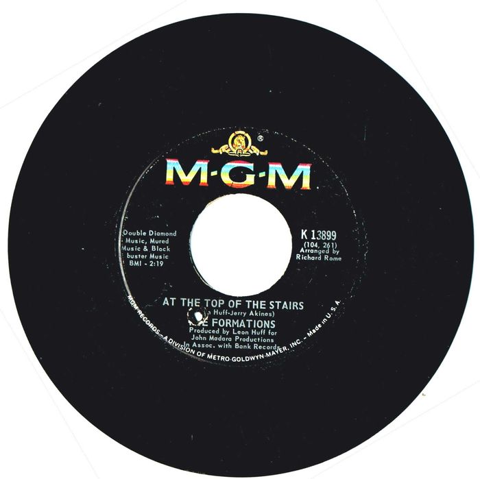 The Formations ‎– At The Top Of The Stairs 45 RPM 1968 FUNK