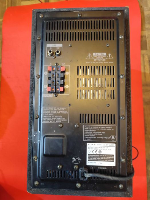 Subwoofer ativo Sony SA-305