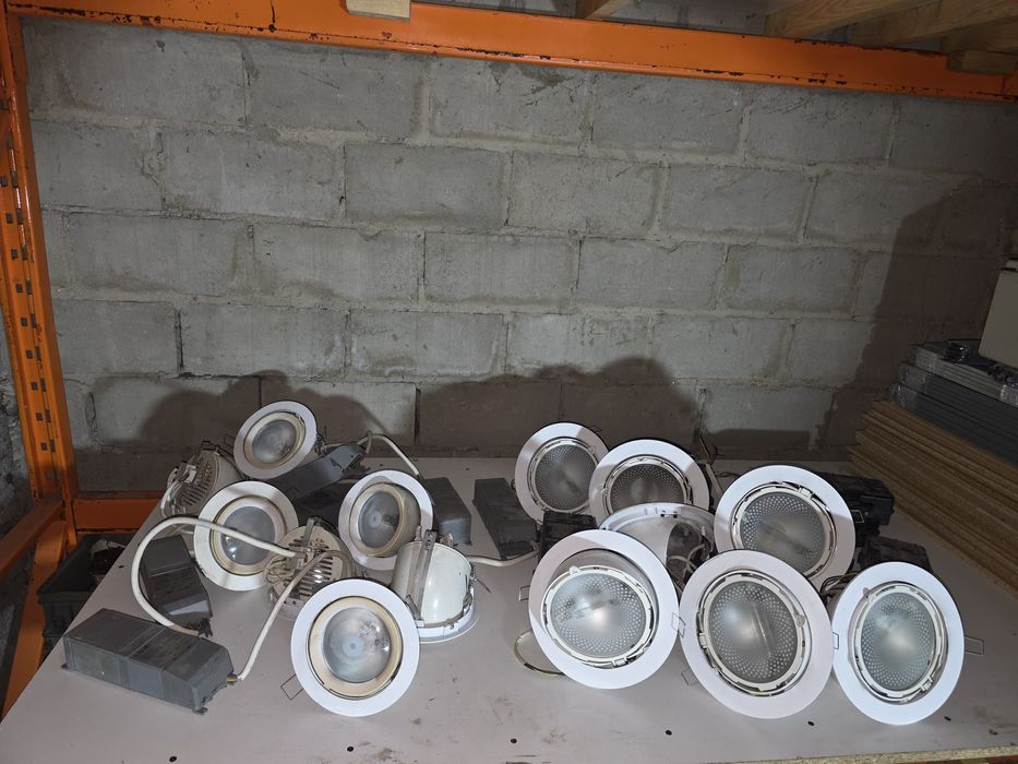 14 x Lampa 150W Metalohalogen z ruchomą oprawą downlight wysyłka