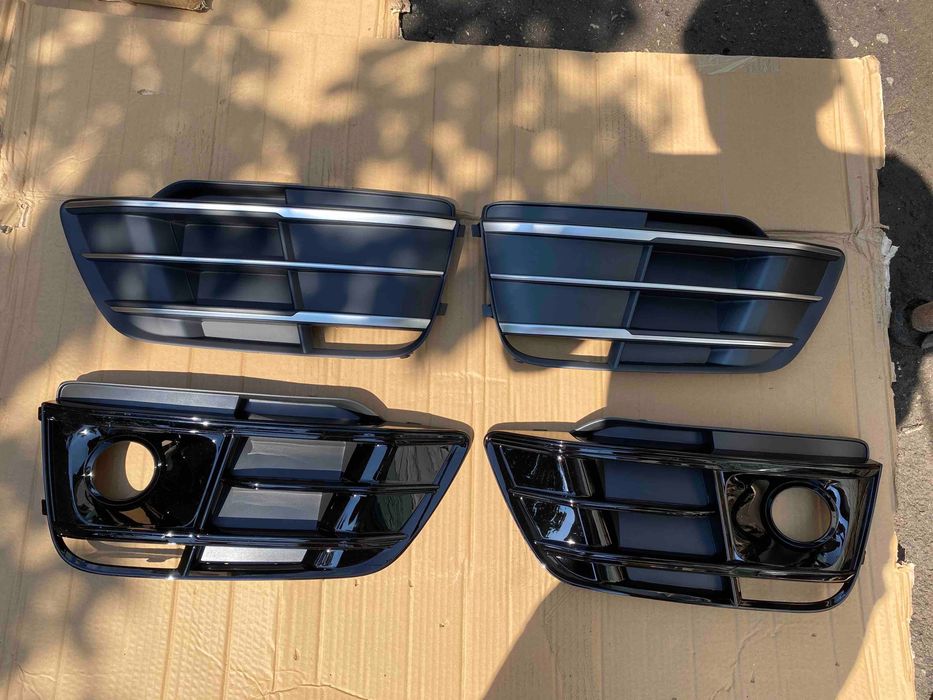 Решітка в бампер Audi Q5 s-line 2017 2018 2019 2020 Решетка ауди ауді