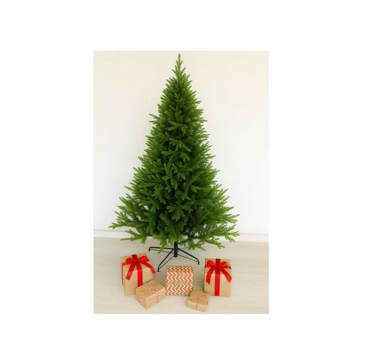 Choinka Sztuczna Świerk Premium 100% PE 220 cm Jak Żywa Gęsta Jakość