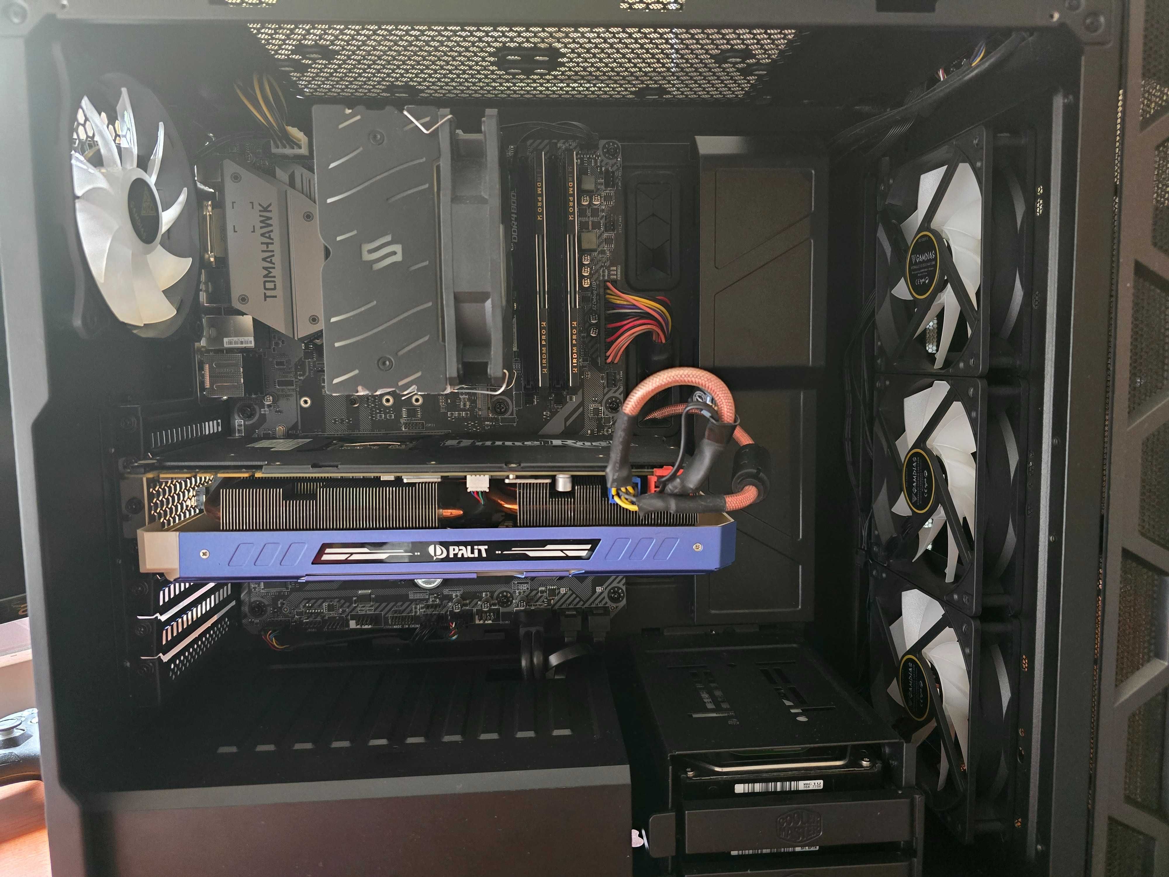 Komputer Gammingowy/Ryzen 5 5600/gtx 1080/ssd/500gb/dd4/16gb./rgb.