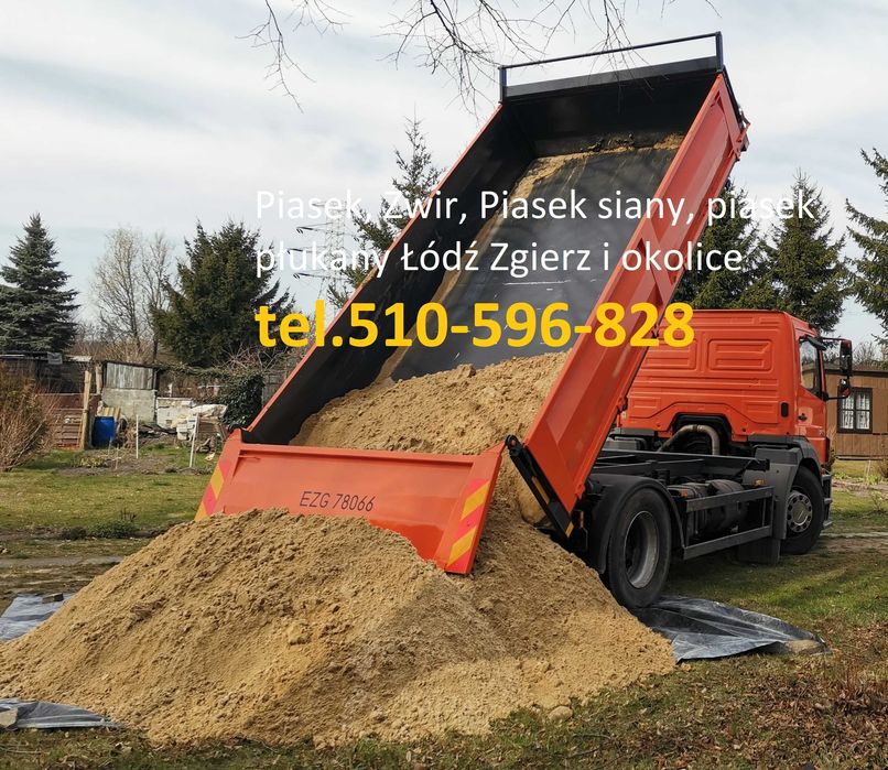 Ziemia ogrodowa, piasek, piasek siany / płukany Stryków Łódź Zgierz