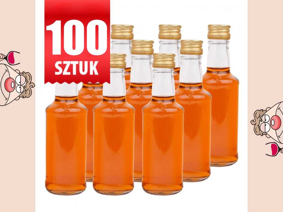 100 sztuk Butelka monopolowa 200 ml
