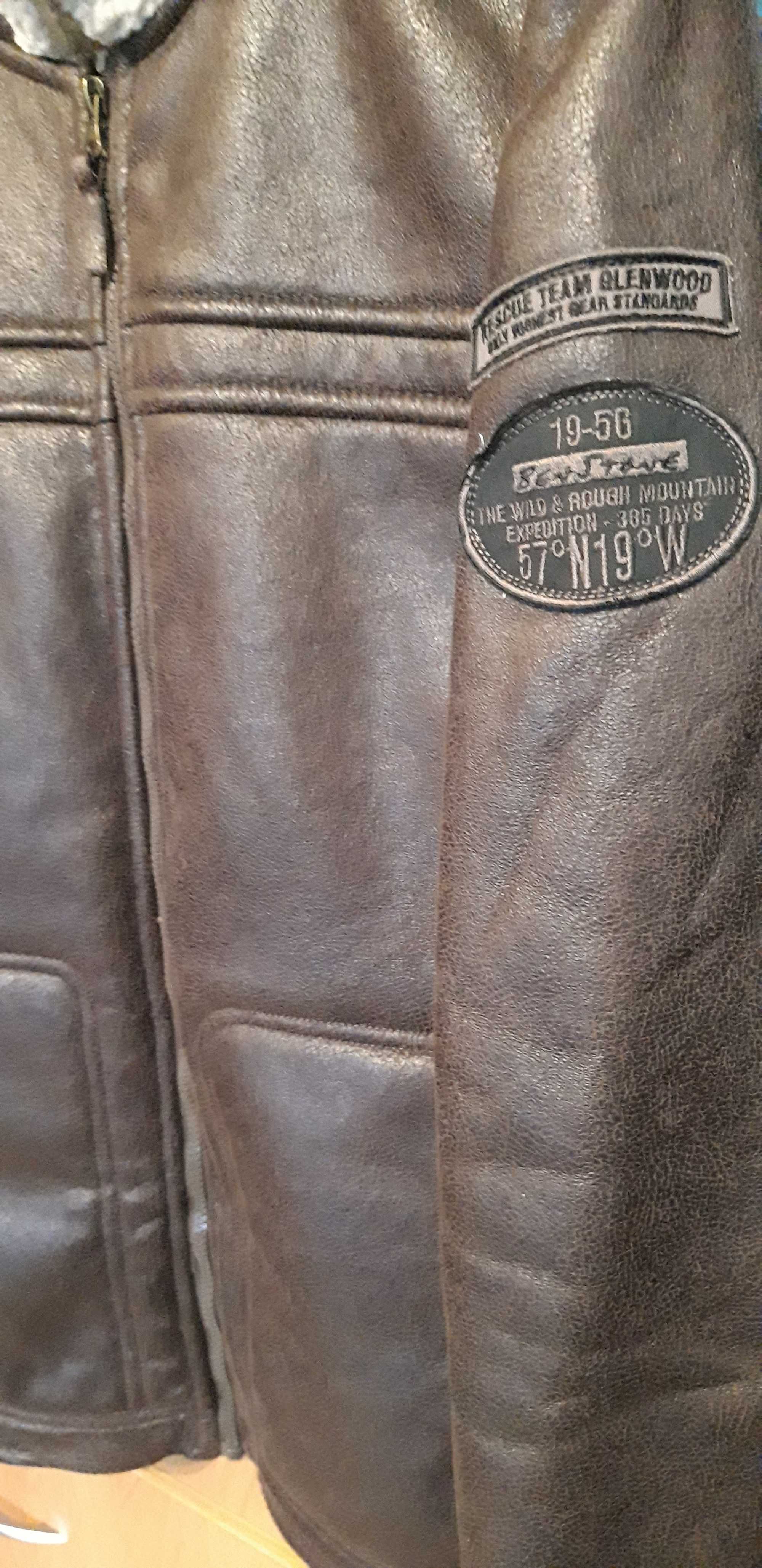 Kurtka męska na kożuszku typu PILOTKA
