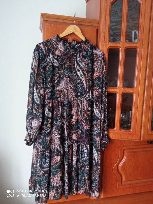 46 XXL sukienka jesienna