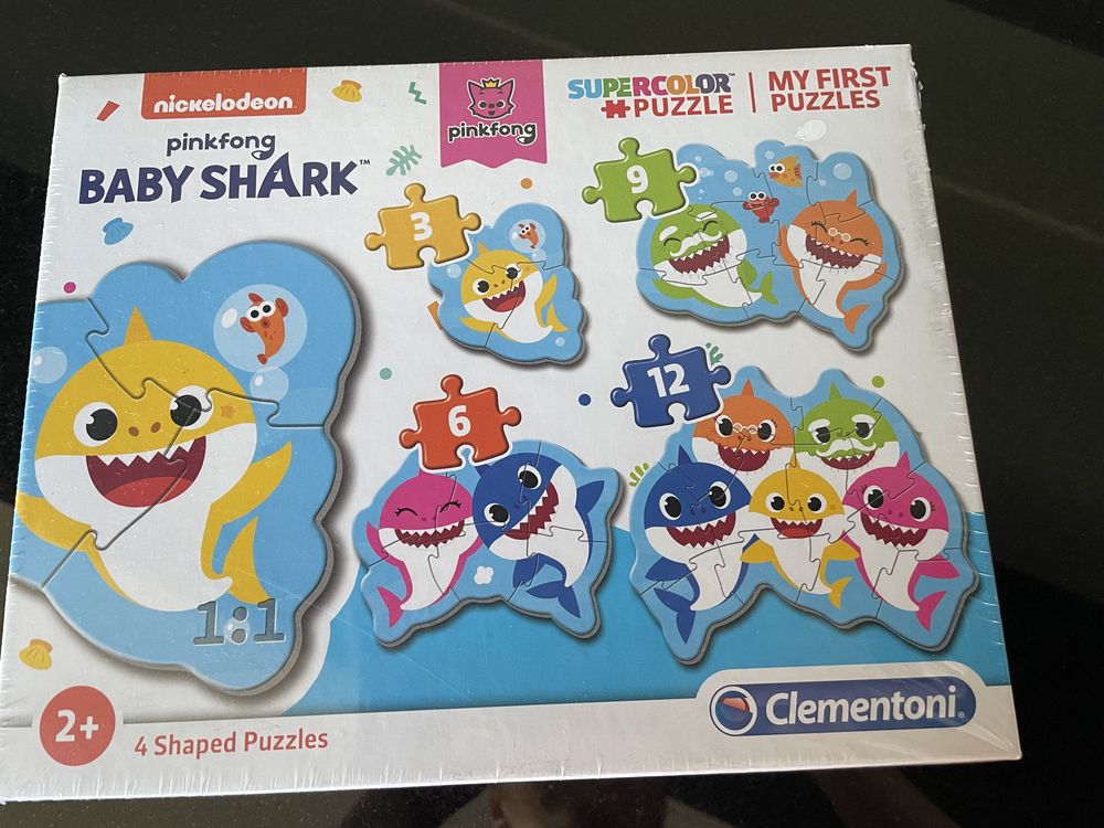 Moje pierwsze puzzle baby shark nowe