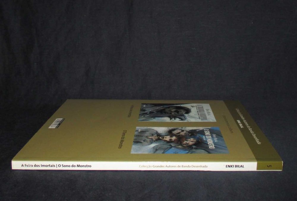 Livro BD A Feira dos Imortais / O Sono do Monstro Enki Bilal