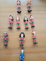 Miniaturas de jogadores da seleção