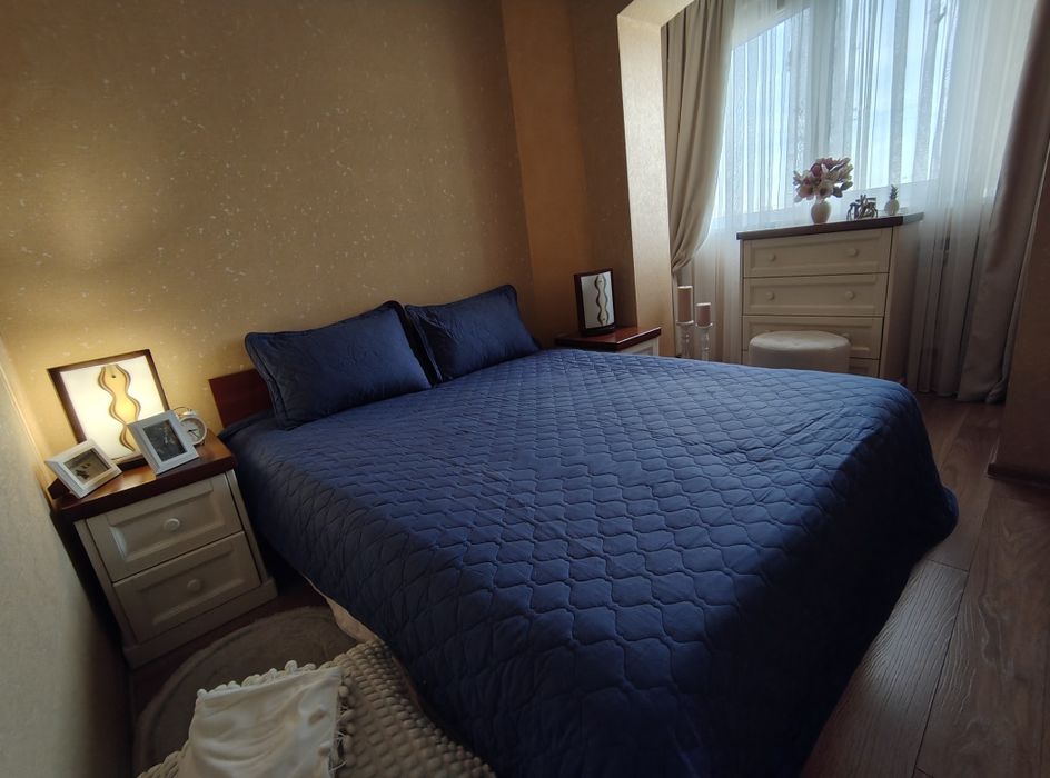 Покривало 220на 240 см синього кольору