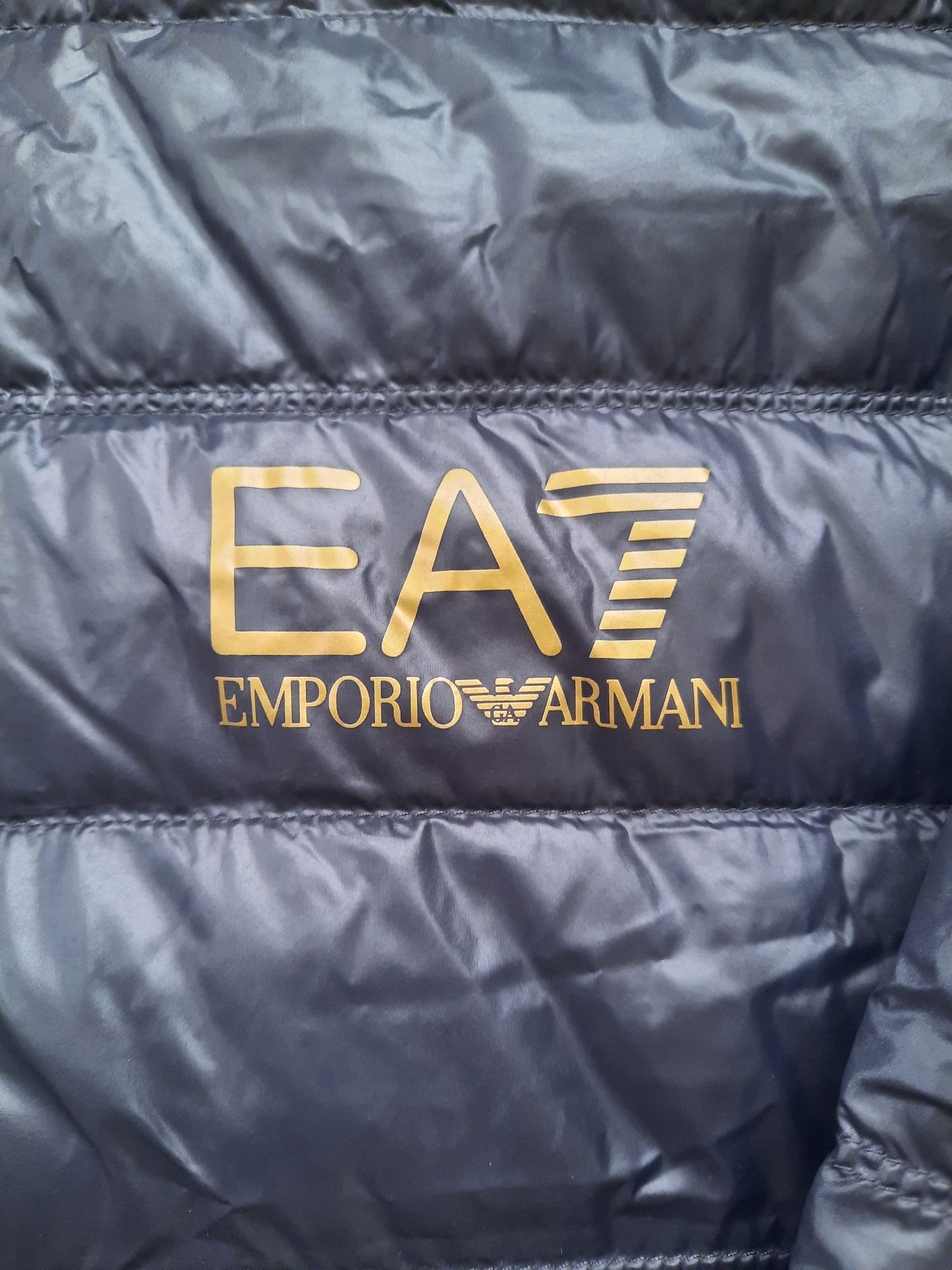 Пуховик чоловічий ea7 emporio armani курточка мікропуховик