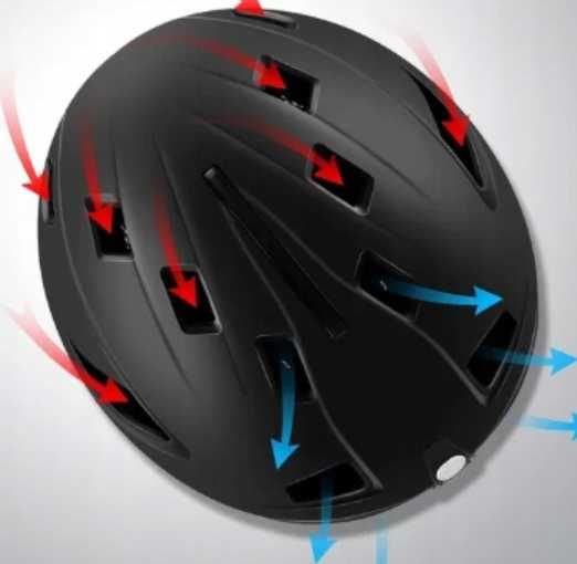 Kask Narciarski z Wizjerem i Goglami ODOLAND Czarny 57-59cm Roz. M