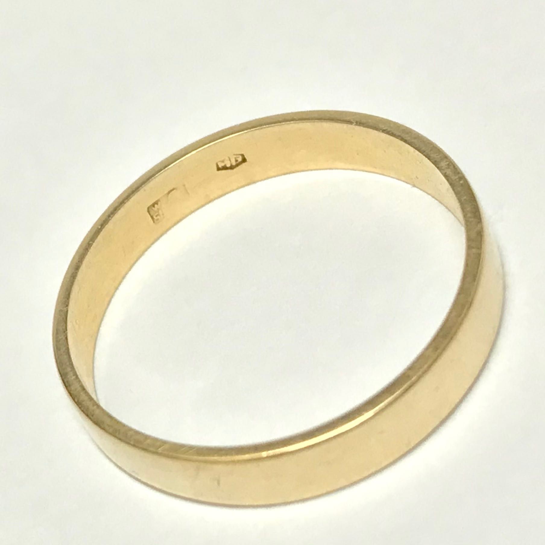 Złota OBRĄCZKA damska 14K KLASYCZNA 3mm r. 16