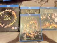 Władca Pierścieni, Hobbit 6 filmów Blu-ray