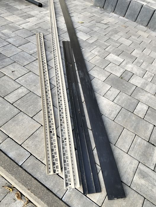 Listwy przypodłogowe czarne 8cm