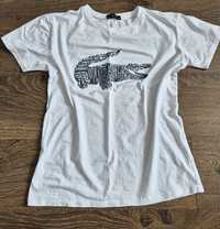 Lacoste M 38 damski t-shirt biały koszulka krokodyl sportowa