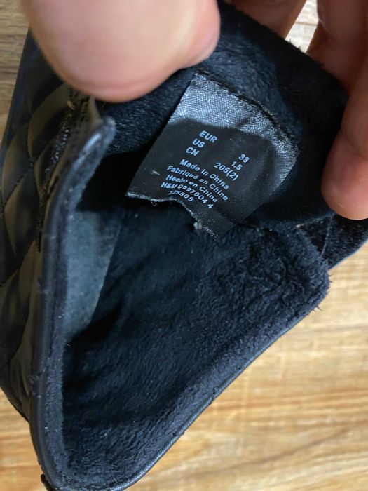 H&M кроссовки кросівки черевики  хайтопы на девочку р.33