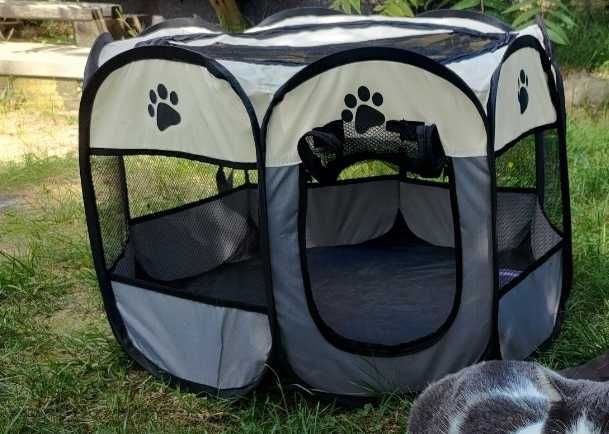 Składany Kojec dla zwierząt Klatka dla zwierząt L 75 cm HIT!