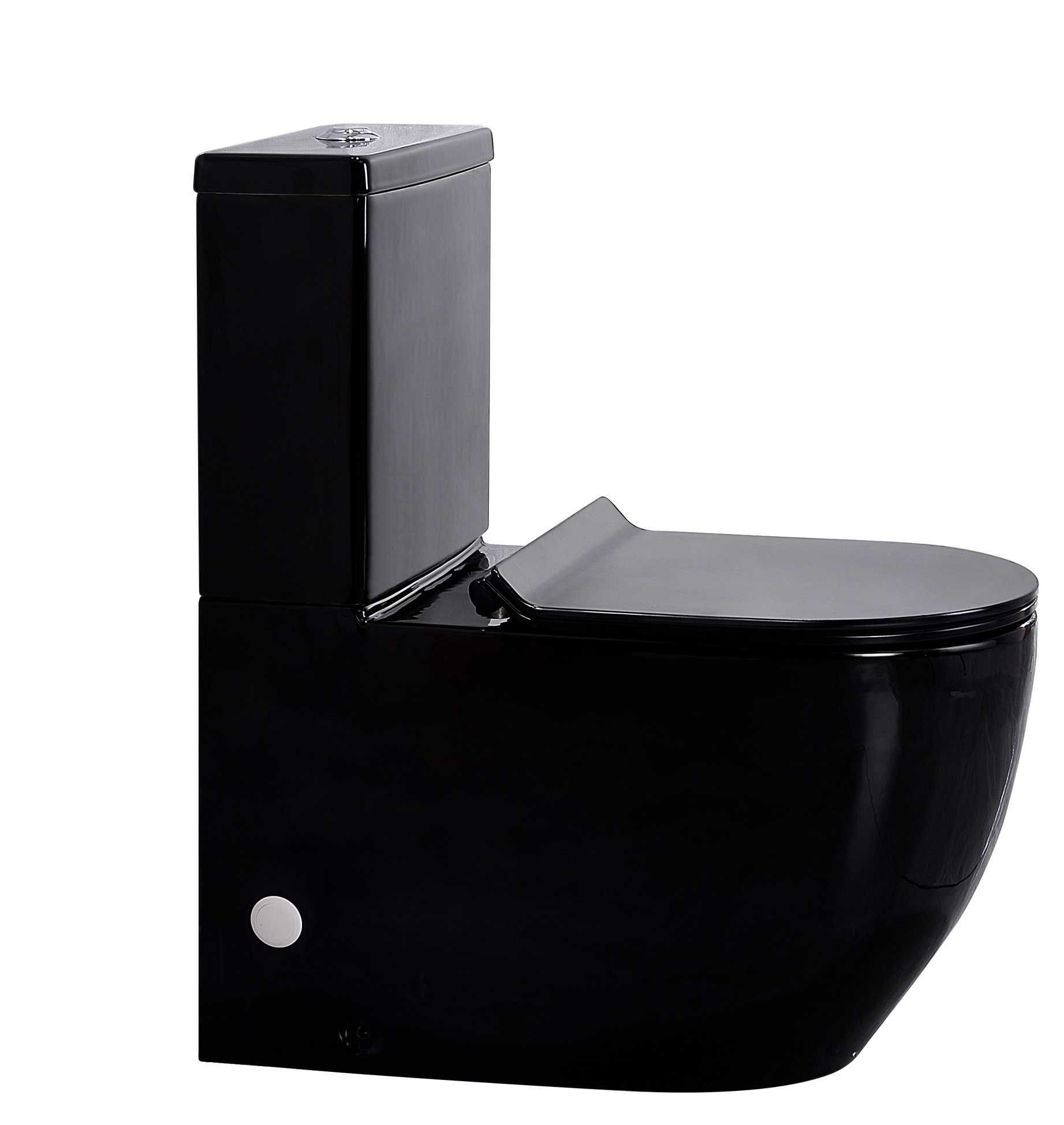 Bidet + WC Kompakt wersja CATANI black edition RIMLESS ITALY