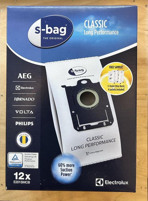 Мешки пылесборники для пылесоса Electrolux 12ш Philips FC8021/03 S-Bag
